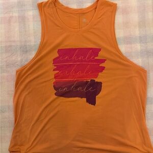 All in Motion Bright Orange Tank Top